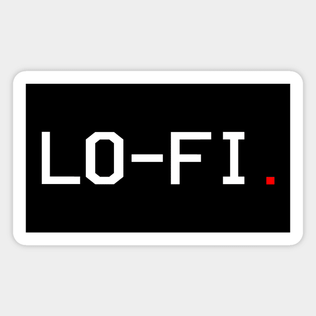 Lo-Fi Girl Logo Magnet by trippyanime